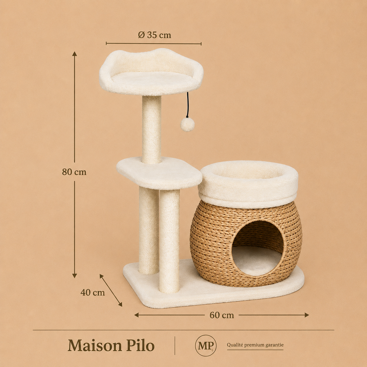 Dimensions Bologna - schéma Maison Pilo