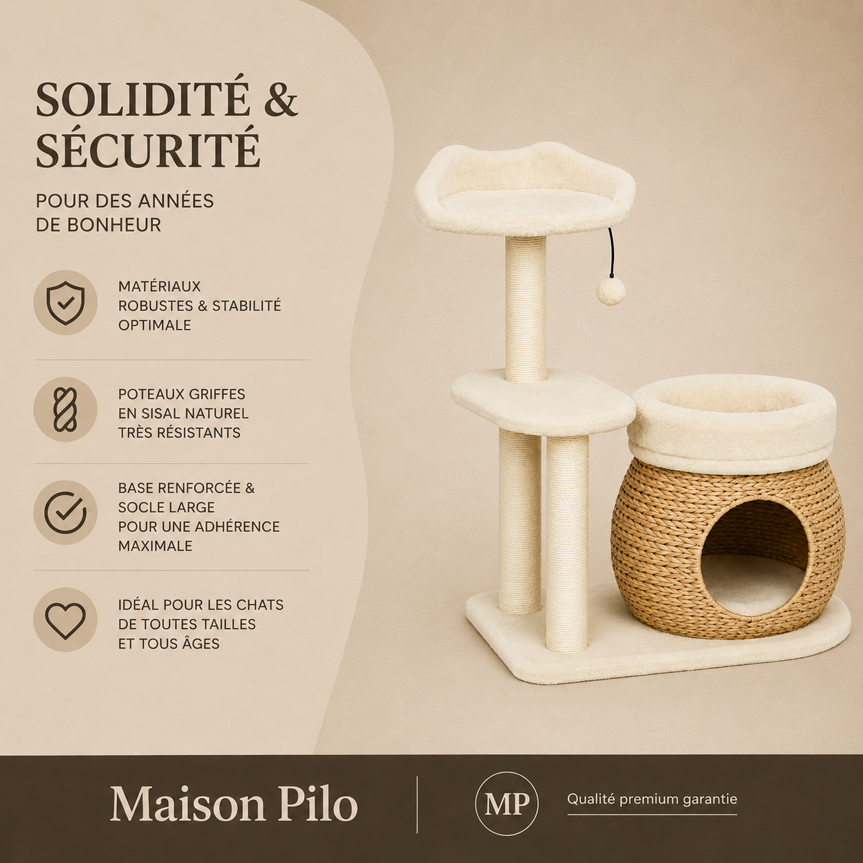 Solidité & Sécurité - Maison Pilo