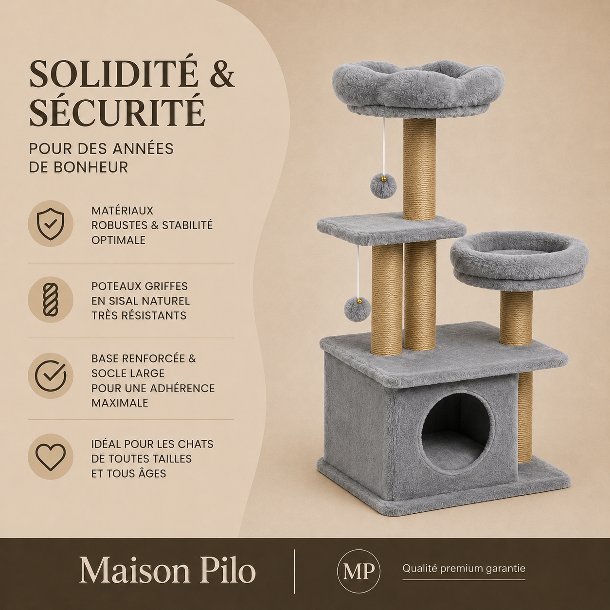 Solidité & Sécurité - Maison Pilo