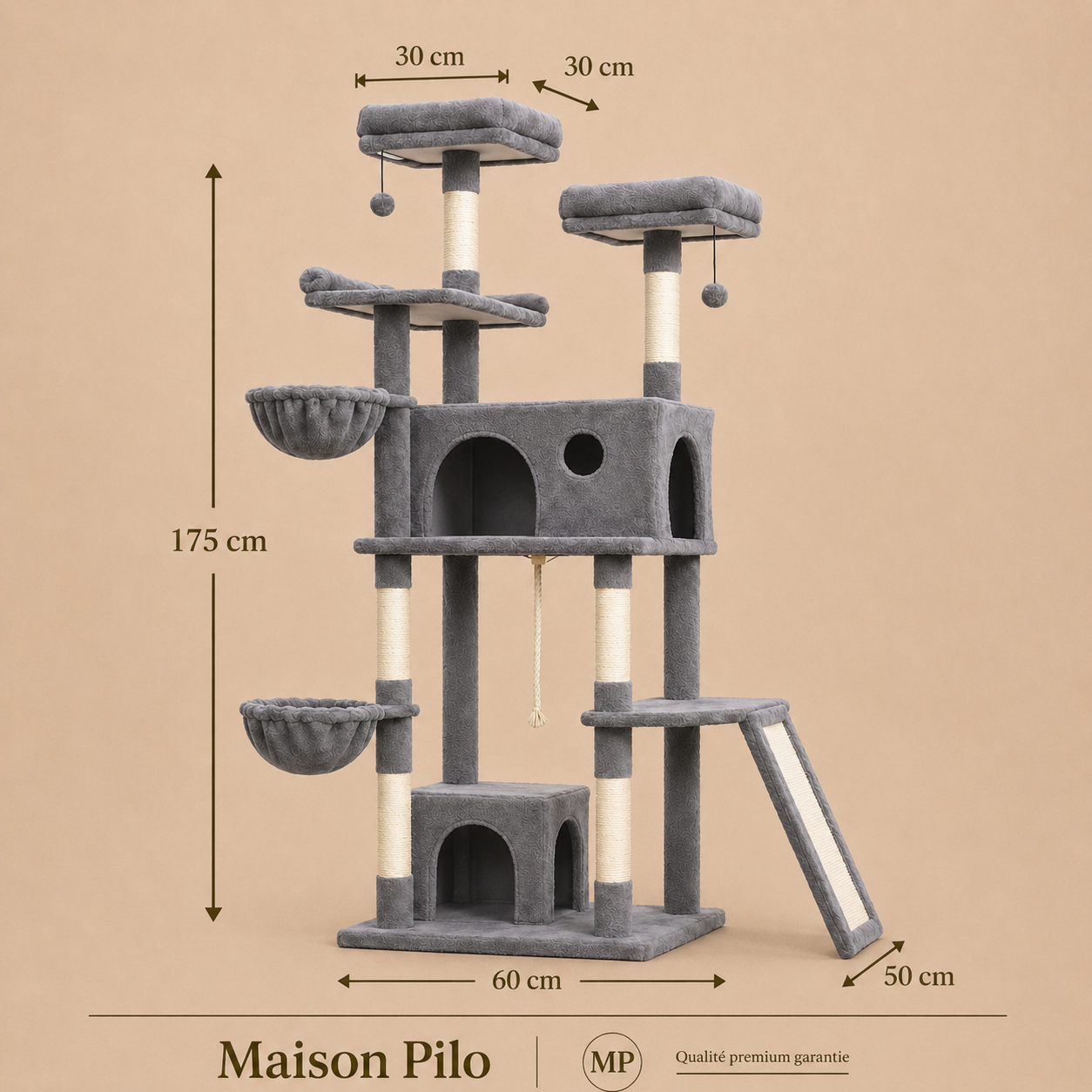 Dimensions Trieste - schéma Maison Pilo