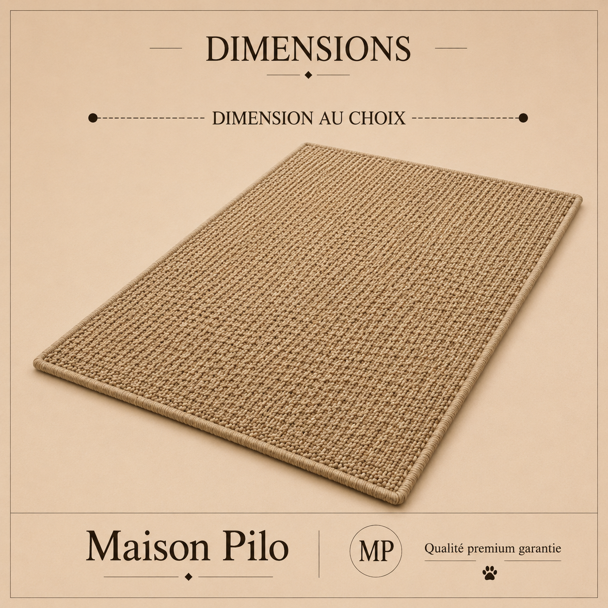 Tapis griffoir Sperlonga - vue 3